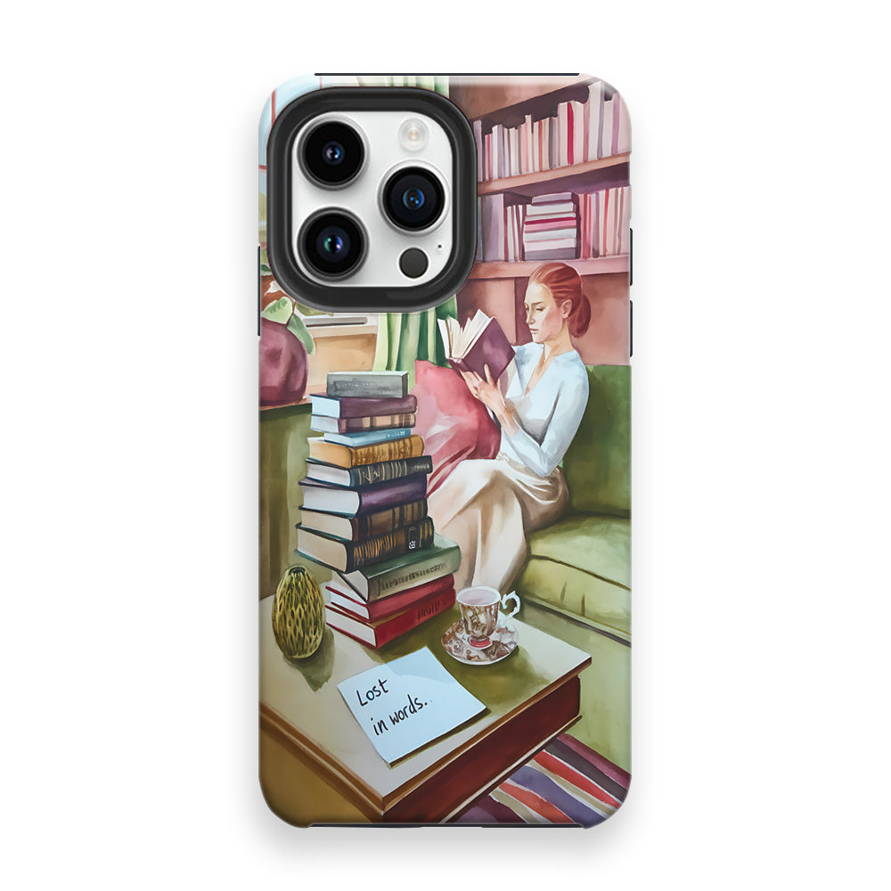 Lost In Words Phone Cases