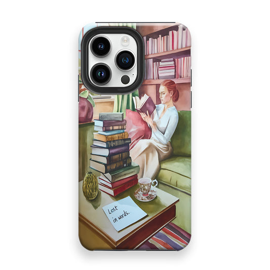 Lost In Words Phone Cases