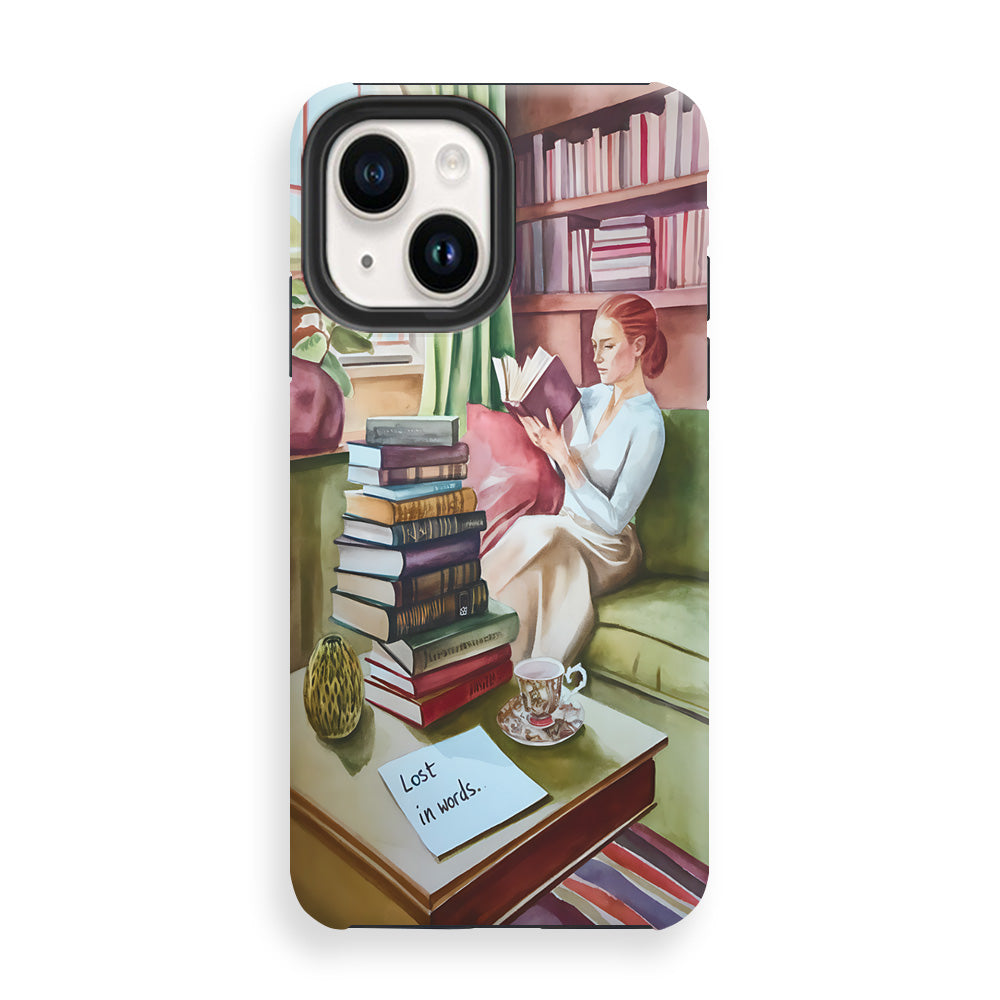 Lost In Words Phone Cases