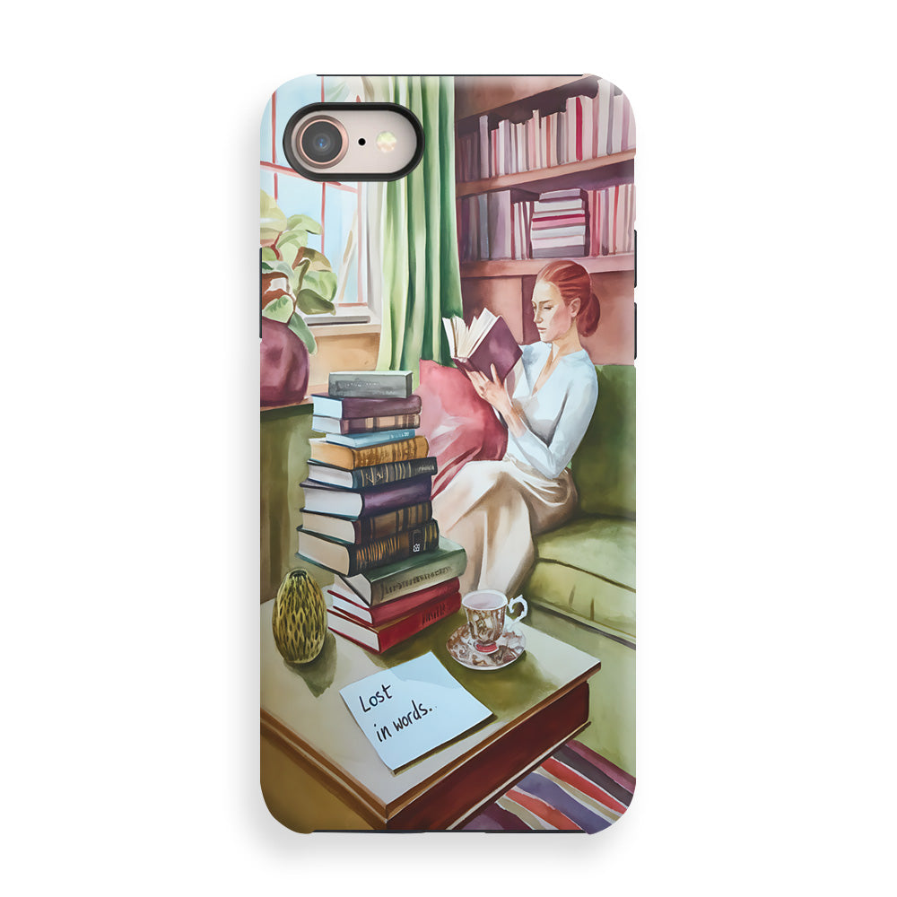 Lost In Words Phone Cases