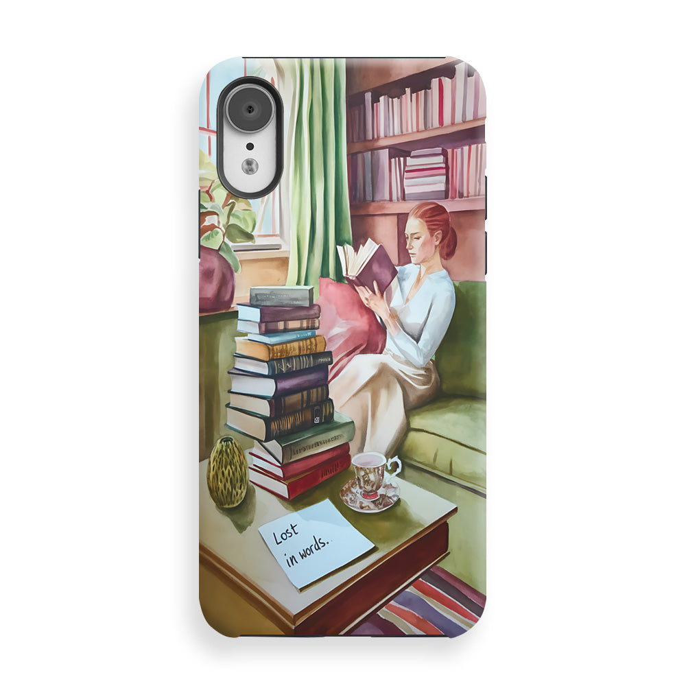 Lost In Words Phone Cases