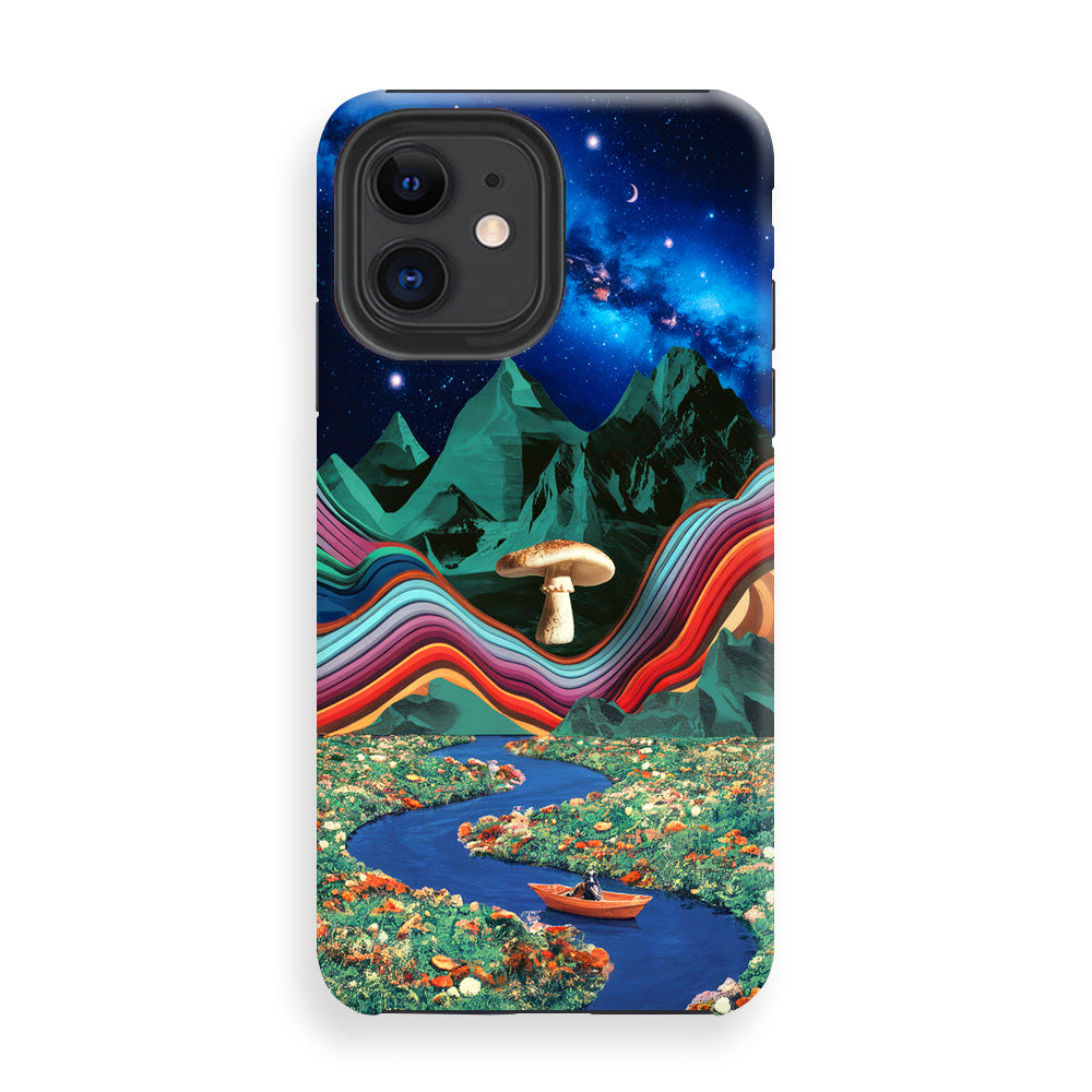 Mushroom Dimension Collage Phone Cases