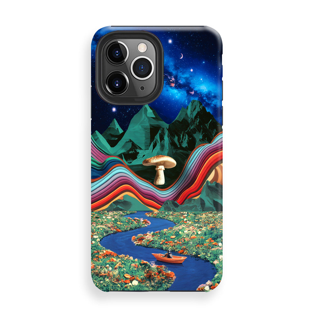 Mushroom Dimension Collage Phone Cases