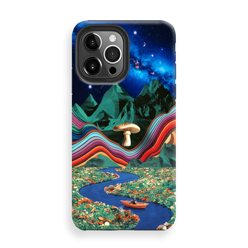 Mushroom Dimension Collage Phone Cases