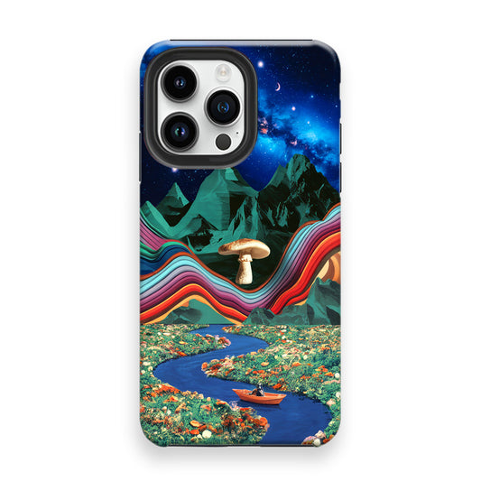 Mushroom Dimension Collage Phone Cases