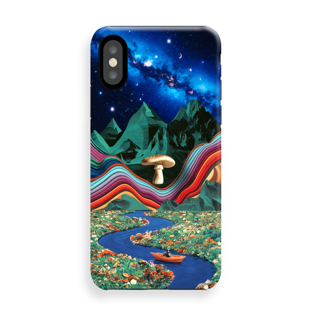 Mushroom Dimension Collage Phone Cases