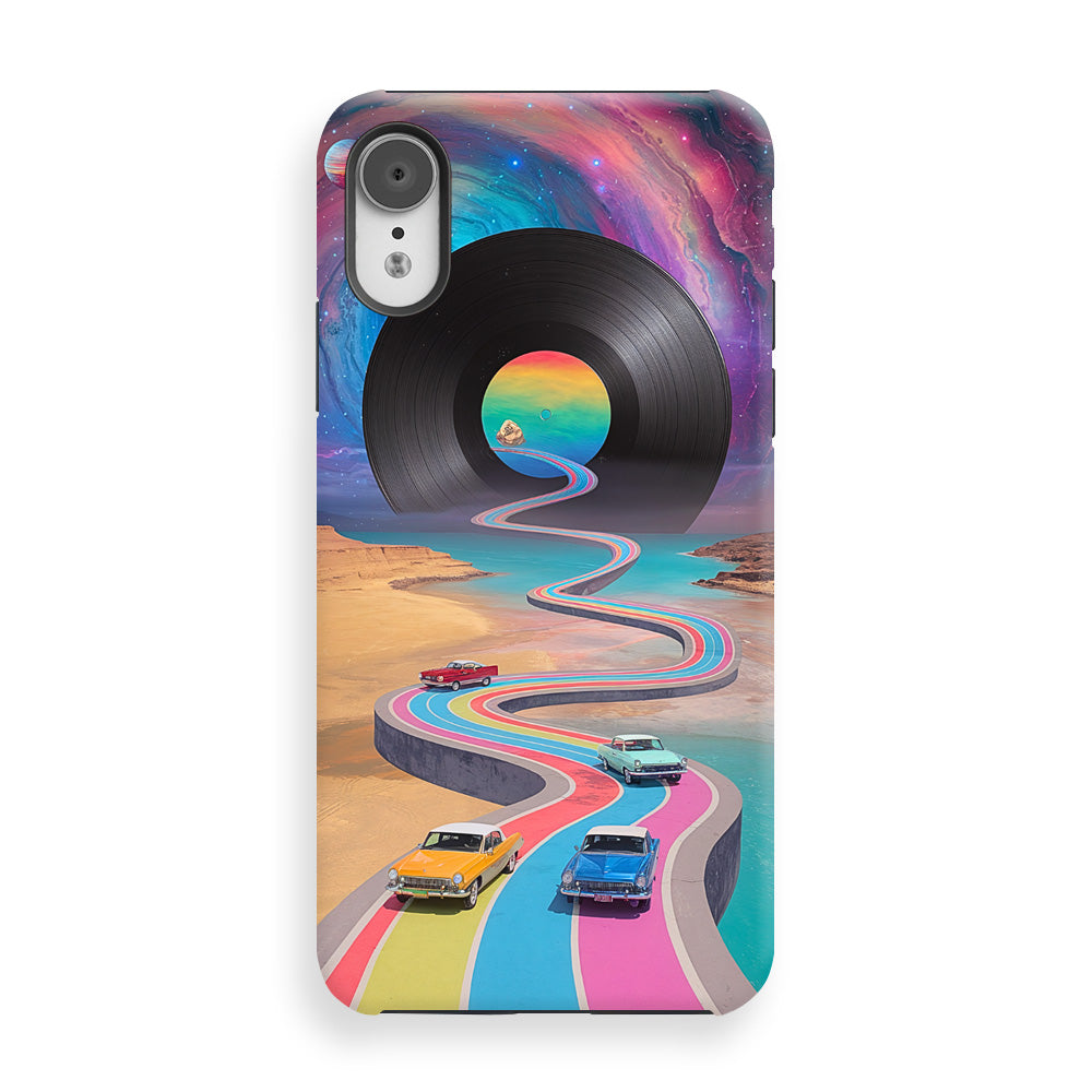 Cosmic Vinyl Highway Phone Cases