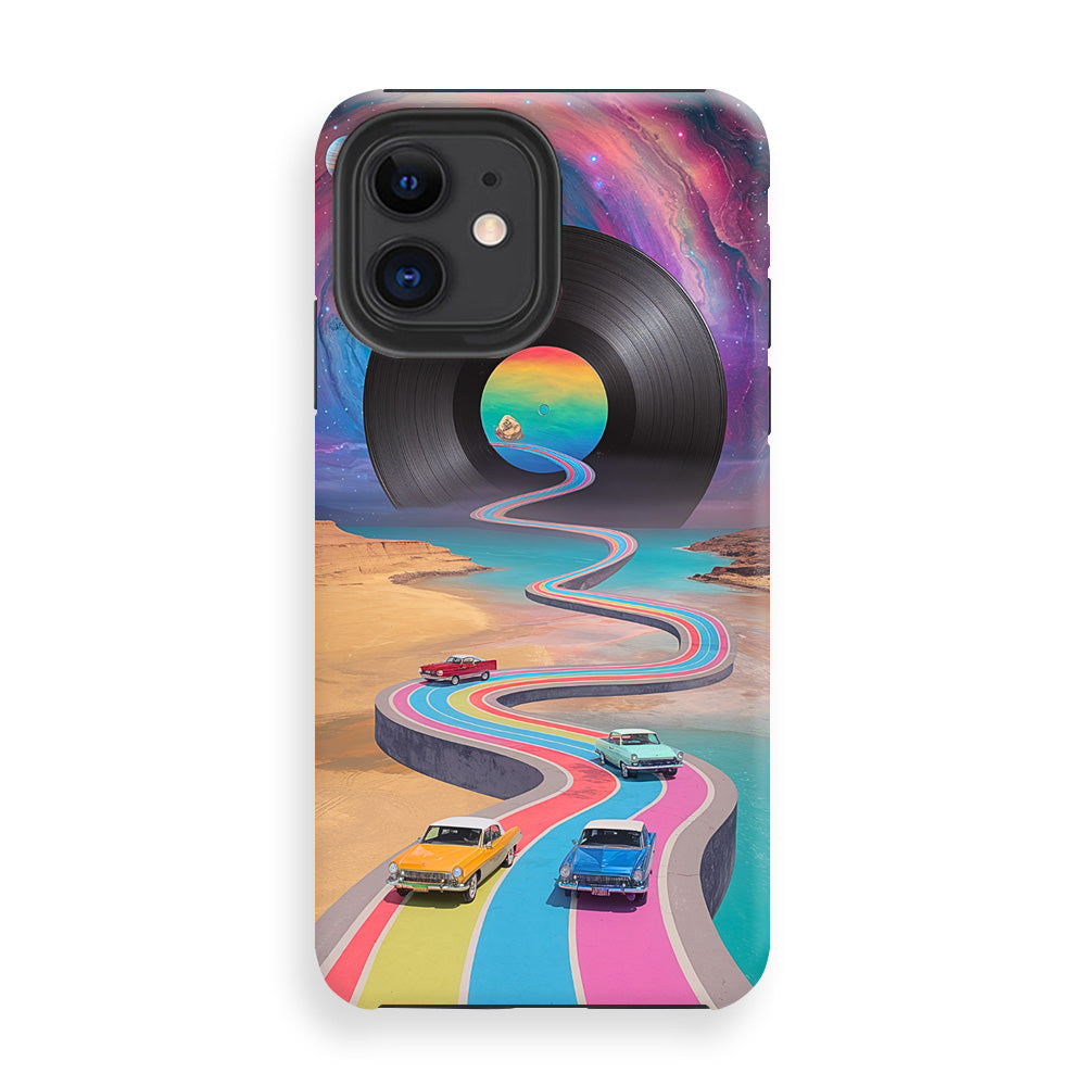 Cosmic Vinyl Highway Phone Cases