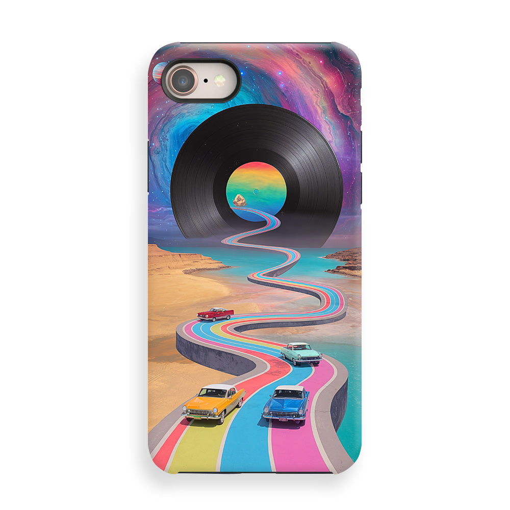 Cosmic Vinyl Highway Phone Cases