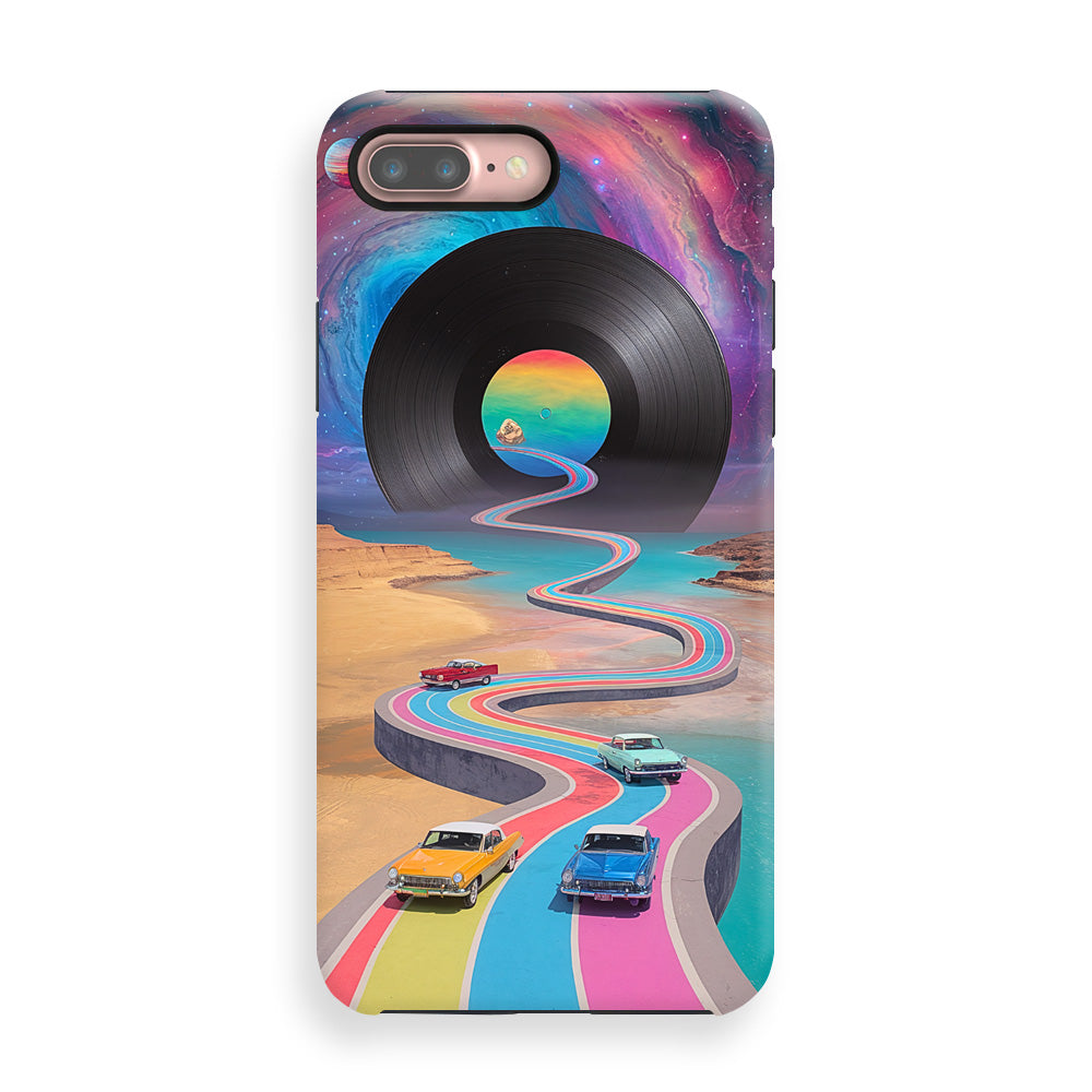 Cosmic Vinyl Highway Phone Cases