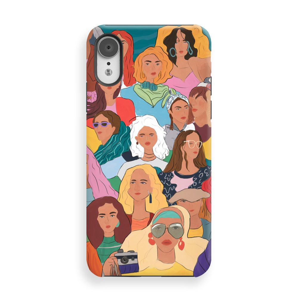 Diverse Portraits Collage Phone Cases