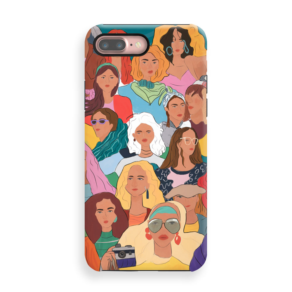 Diverse Portraits Collage Phone Cases