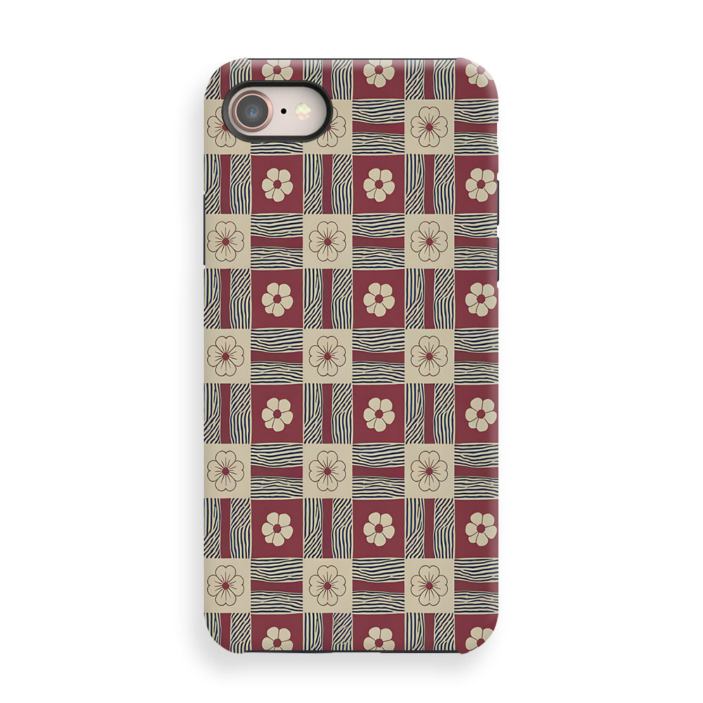 Checkered Charm Pattern Phone Cases