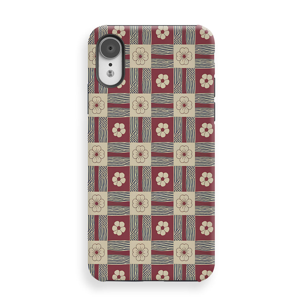 Checkered Charm Pattern Phone Cases