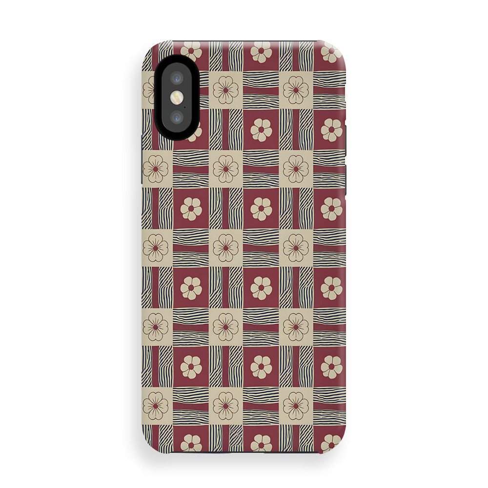 Checkered Charm Pattern Phone Cases