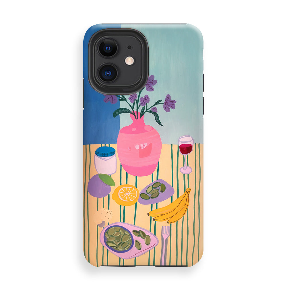 Morning Tabletop Scene Phone Cases