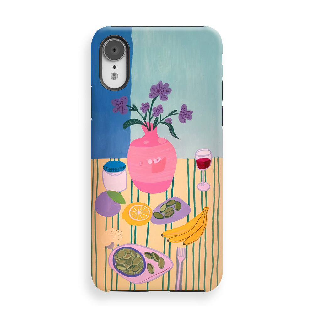 Morning Tabletop Scene Phone Cases