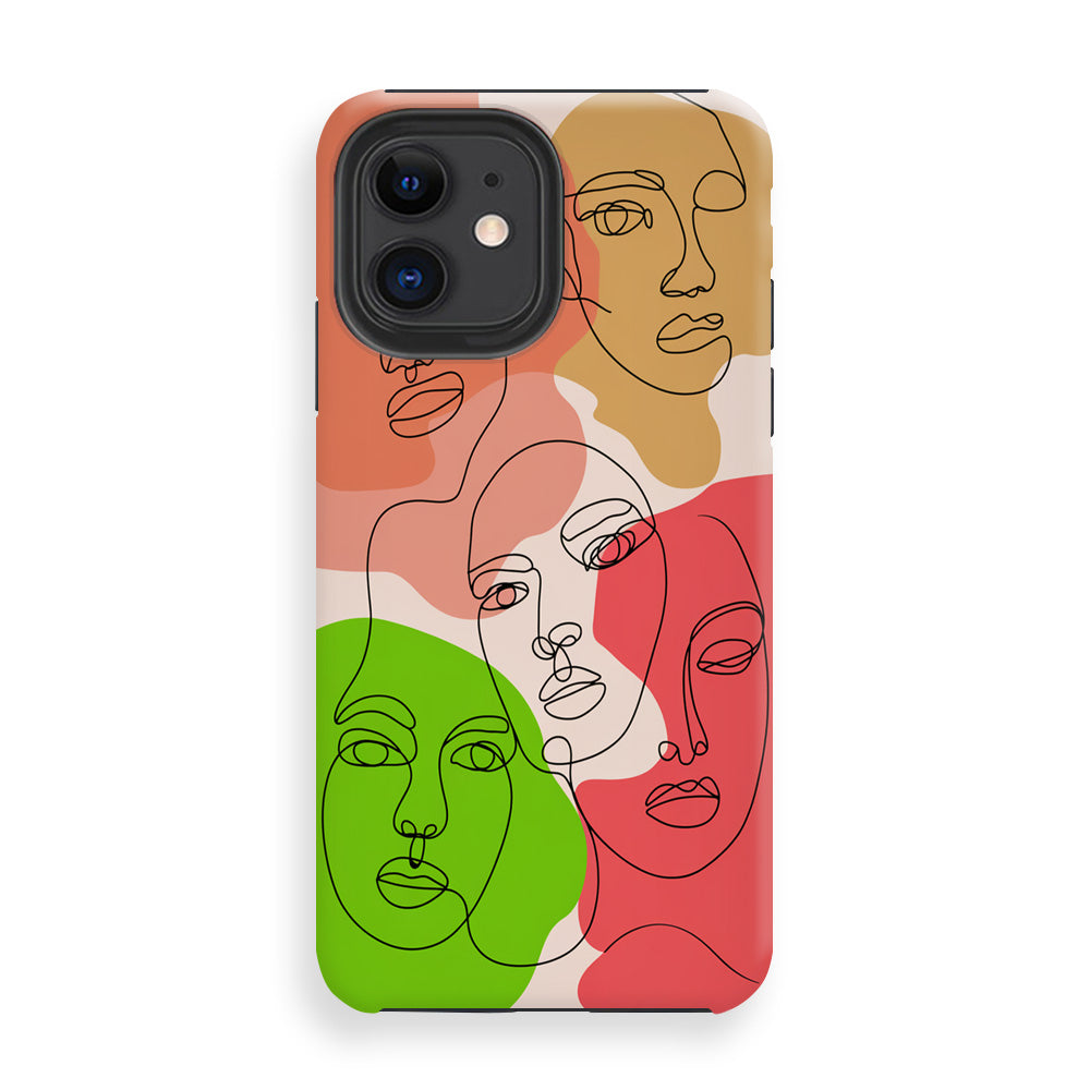 Melon Face Line Phone Cases