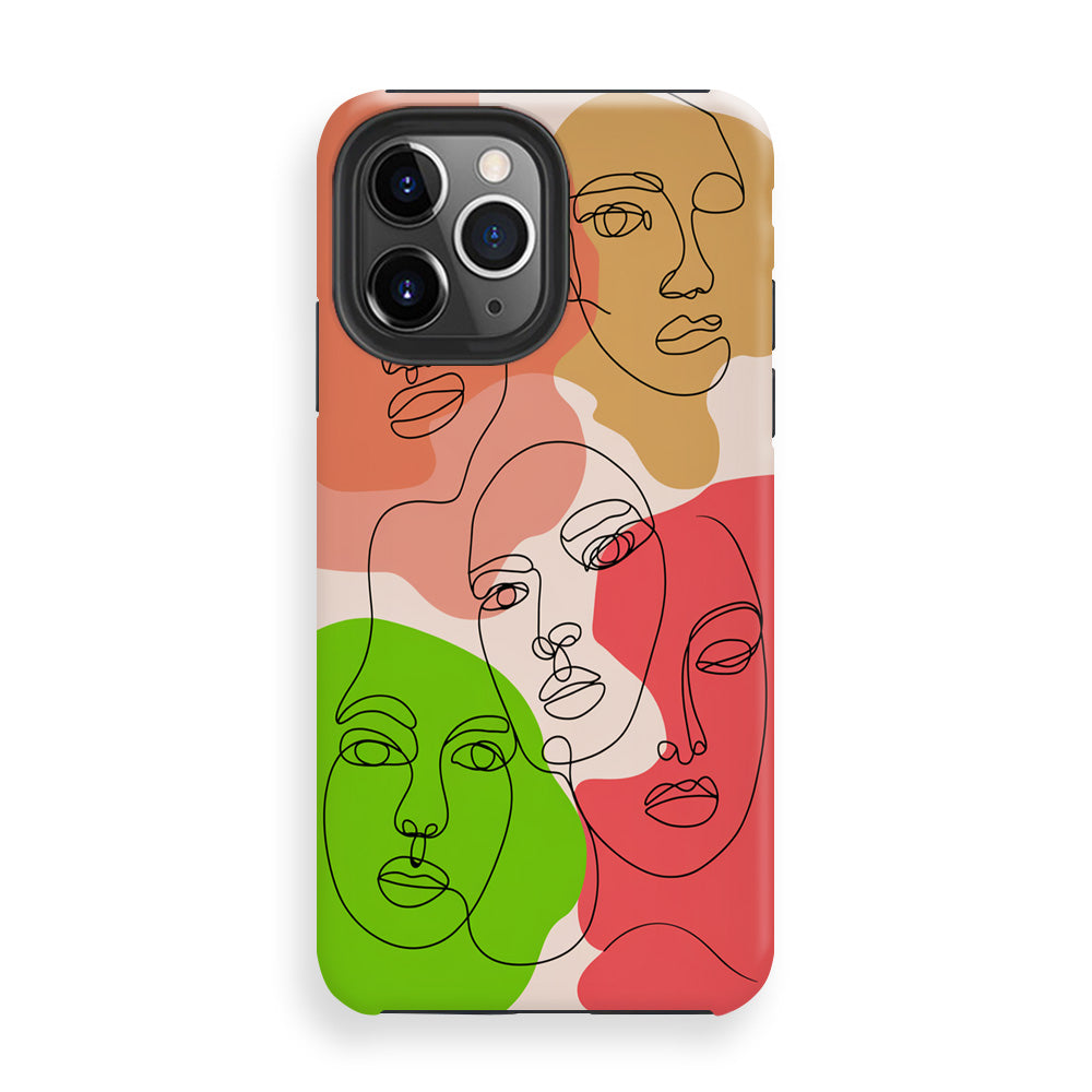 Melon Face Line Phone Cases