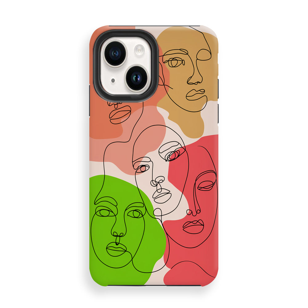 Melon Face Line Phone Cases