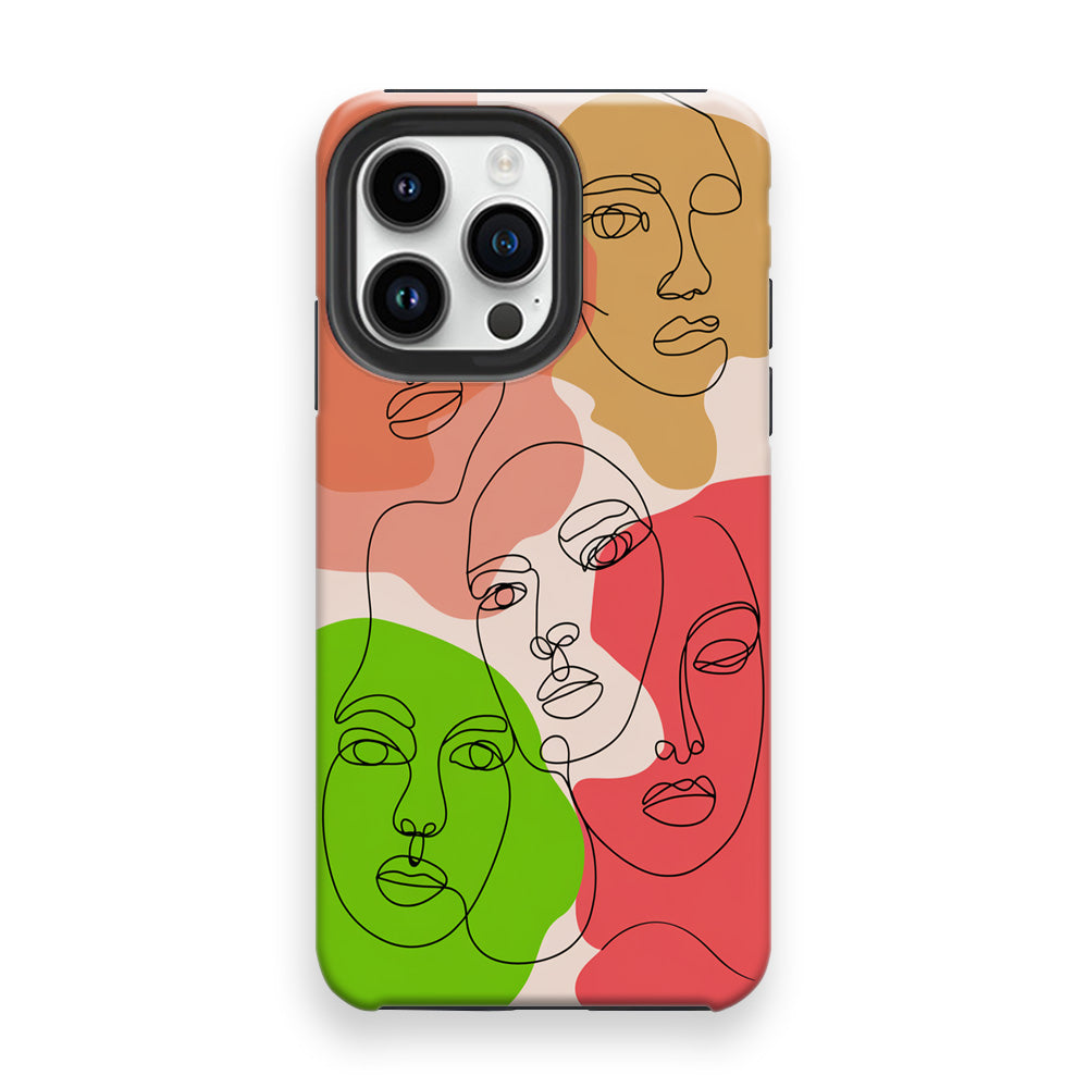 Melon Face Line Phone Cases