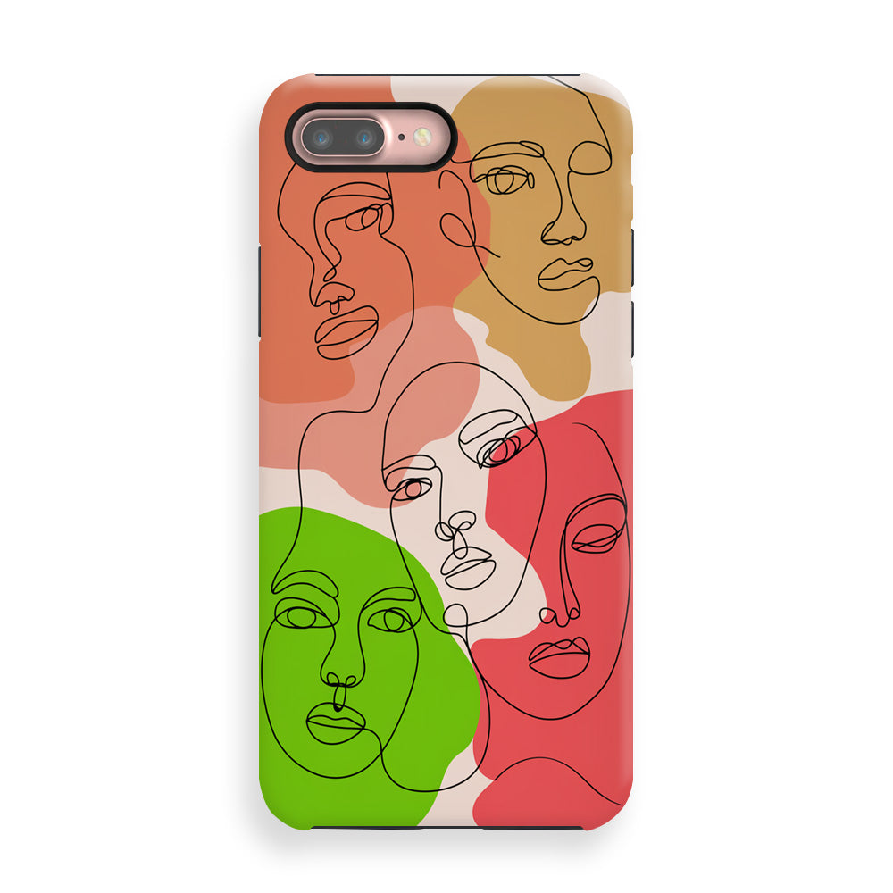 Melon Face Line Phone Cases