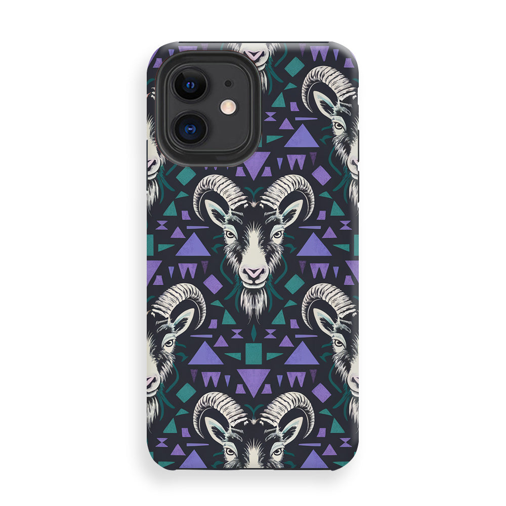 Goat-Head Mandala Phone Cases