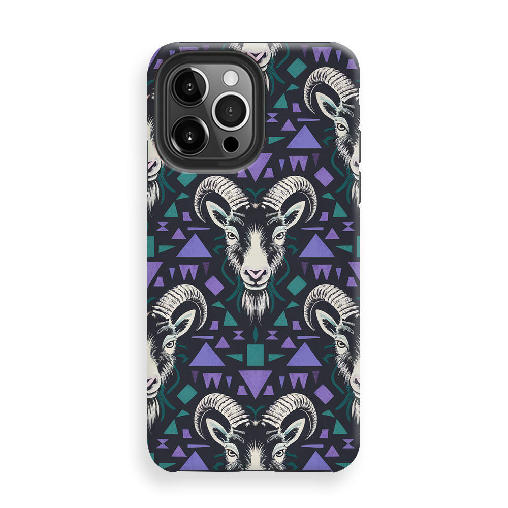 Goat-Head Mandala Phone Cases