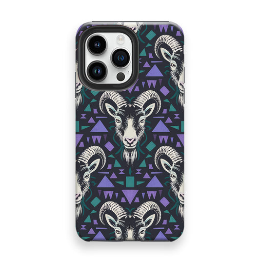 Goat-Head Mandala Phone Cases