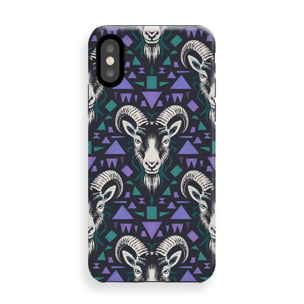 Goat-Head Mandala Phone Cases