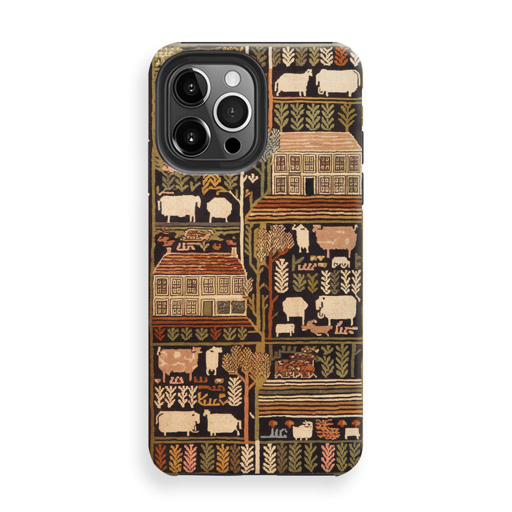 Pixel Frame Vintage Field Phone Cases