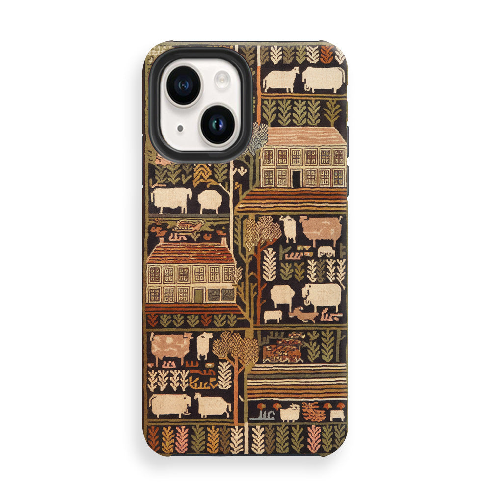 Pixel Frame Vintage Field Phone Cases