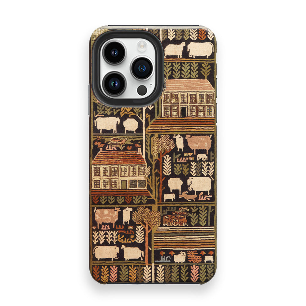 Pixel Frame Vintage Field Phone Cases