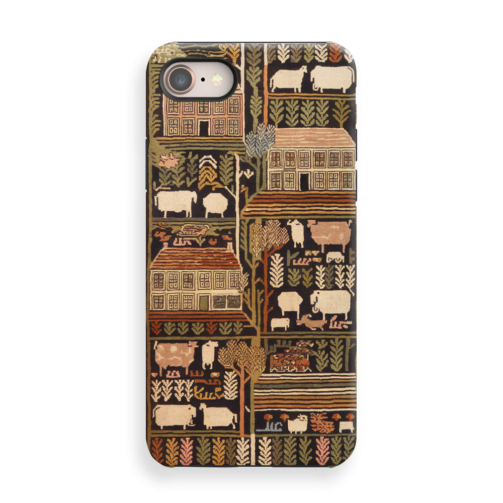 Pixel Frame Vintage Field Phone Cases