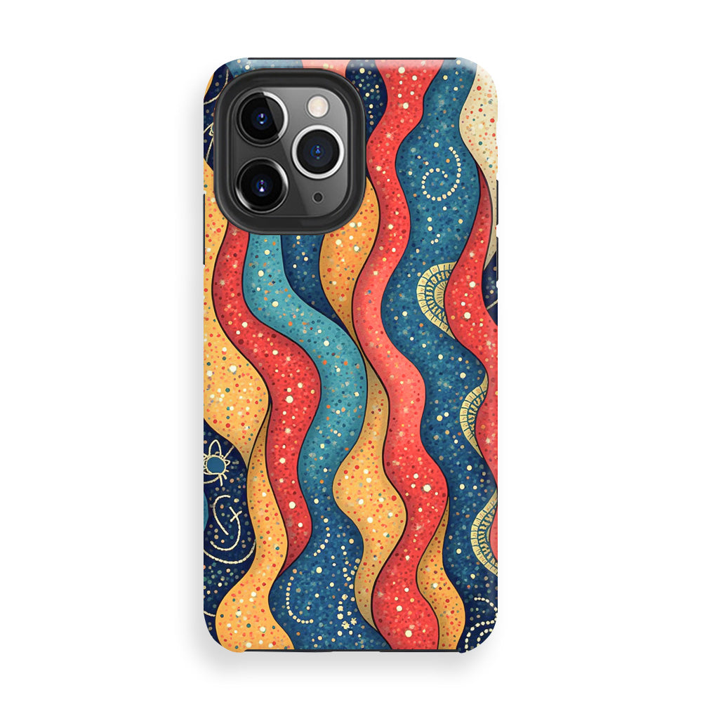 Cosmic Spiral Drip Phone Cases