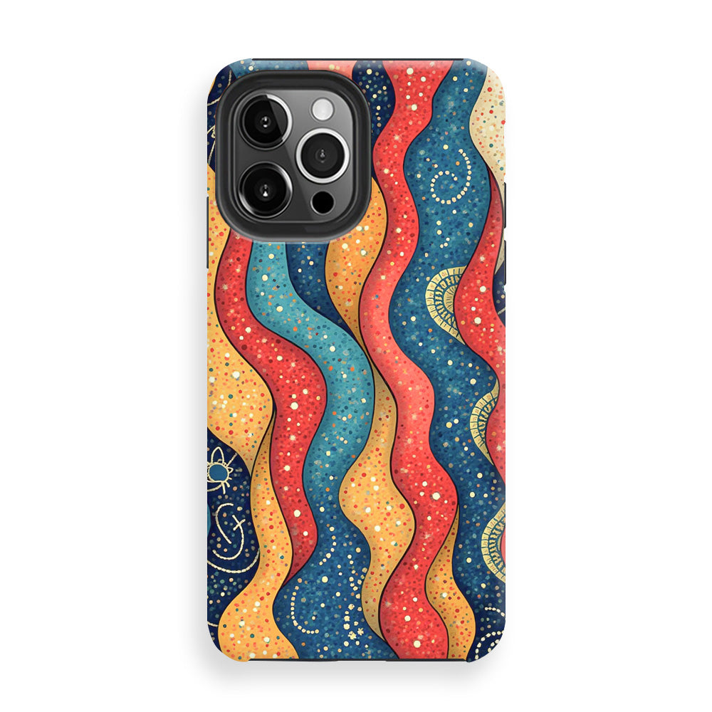 Cosmic Spiral Drip Phone Cases