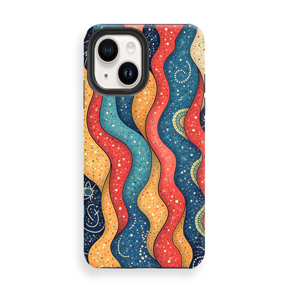 Cosmic Spiral Drip Phone Cases