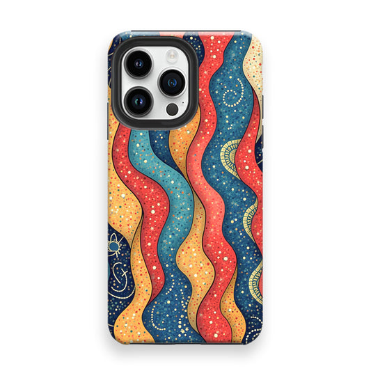 Cosmic Spiral Drip Phone Cases