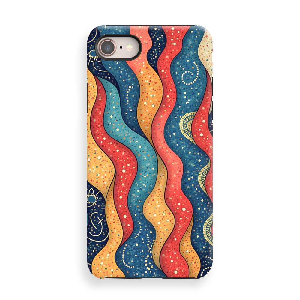 Cosmic Spiral Drip Phone Cases