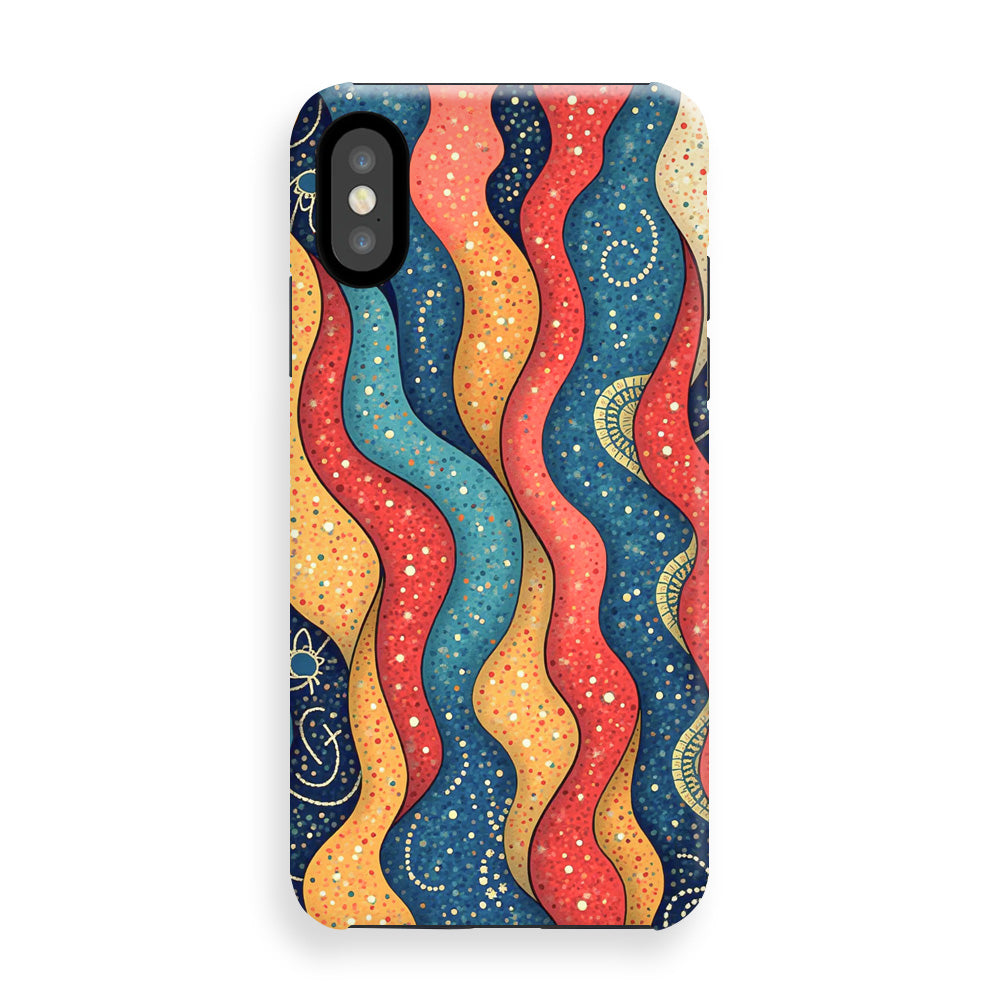 Cosmic Spiral Drip Phone Cases