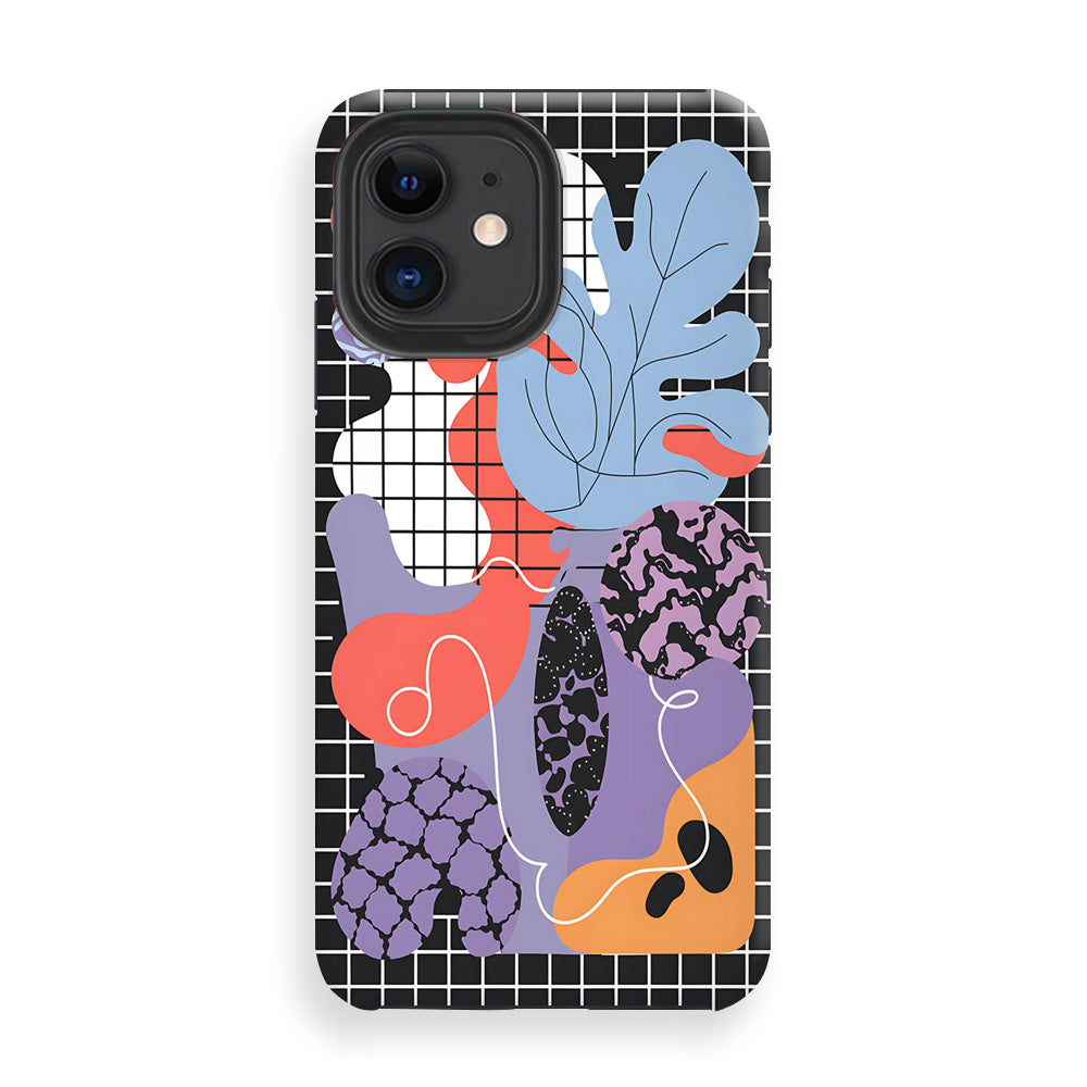 Gridlocked Leaf Phone Cases