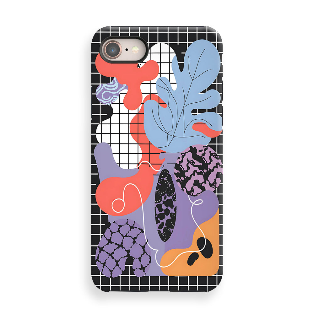 Gridlocked Leaf Phone Cases