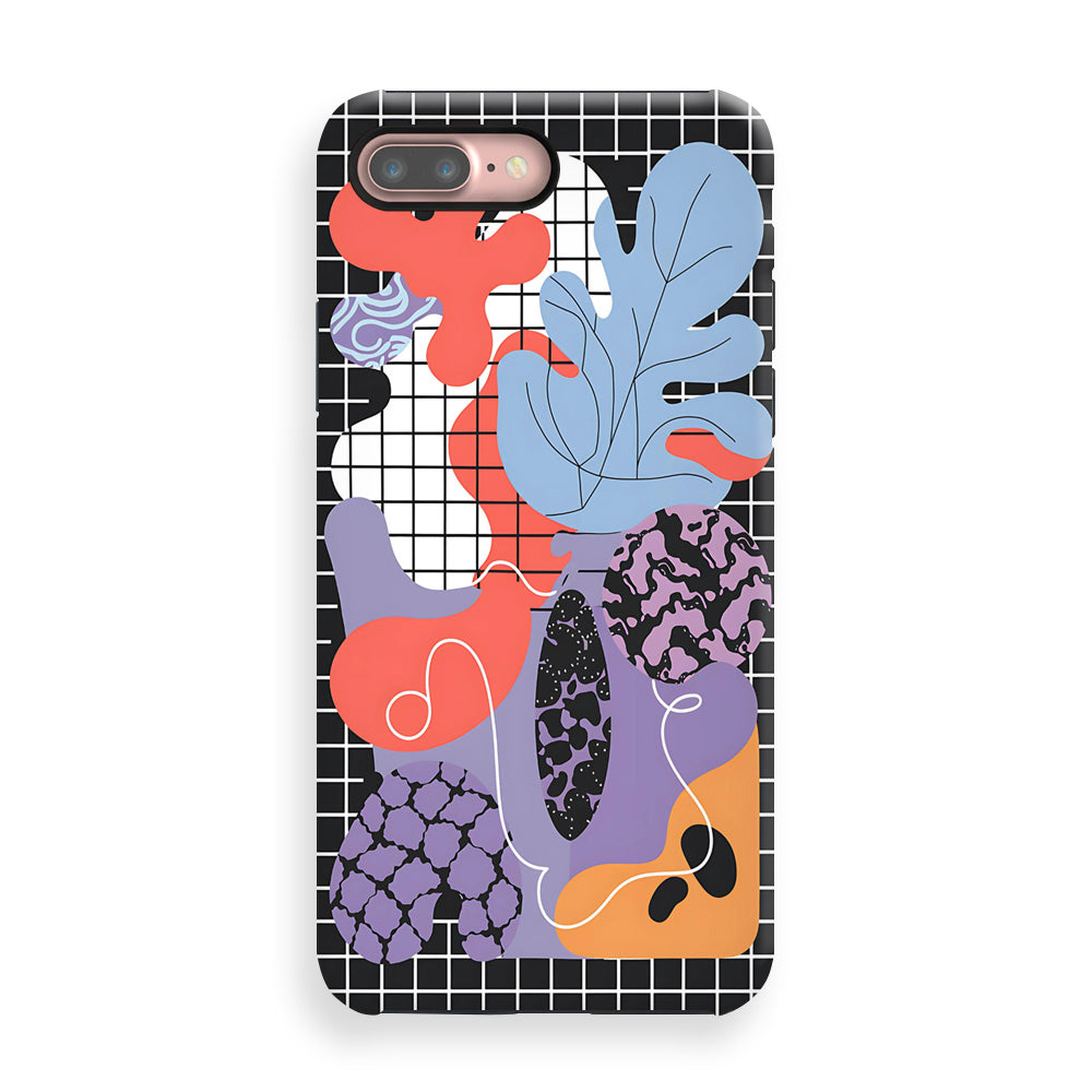 Gridlocked Leaf Phone Cases