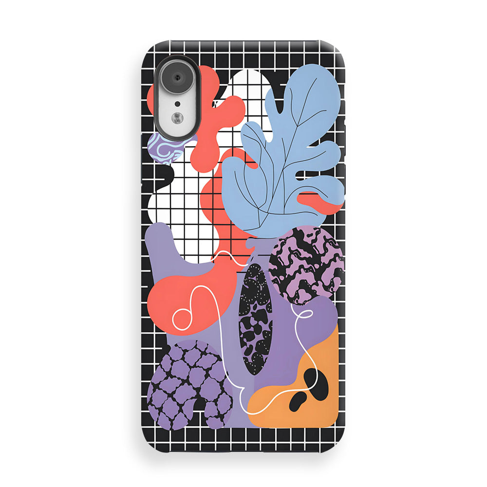 Gridlocked Leaf Phone Cases