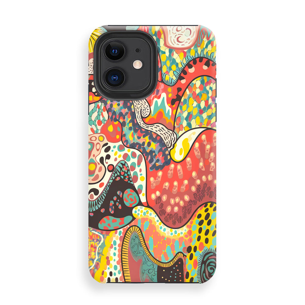 Layered Labyrinth Color Phone Cases