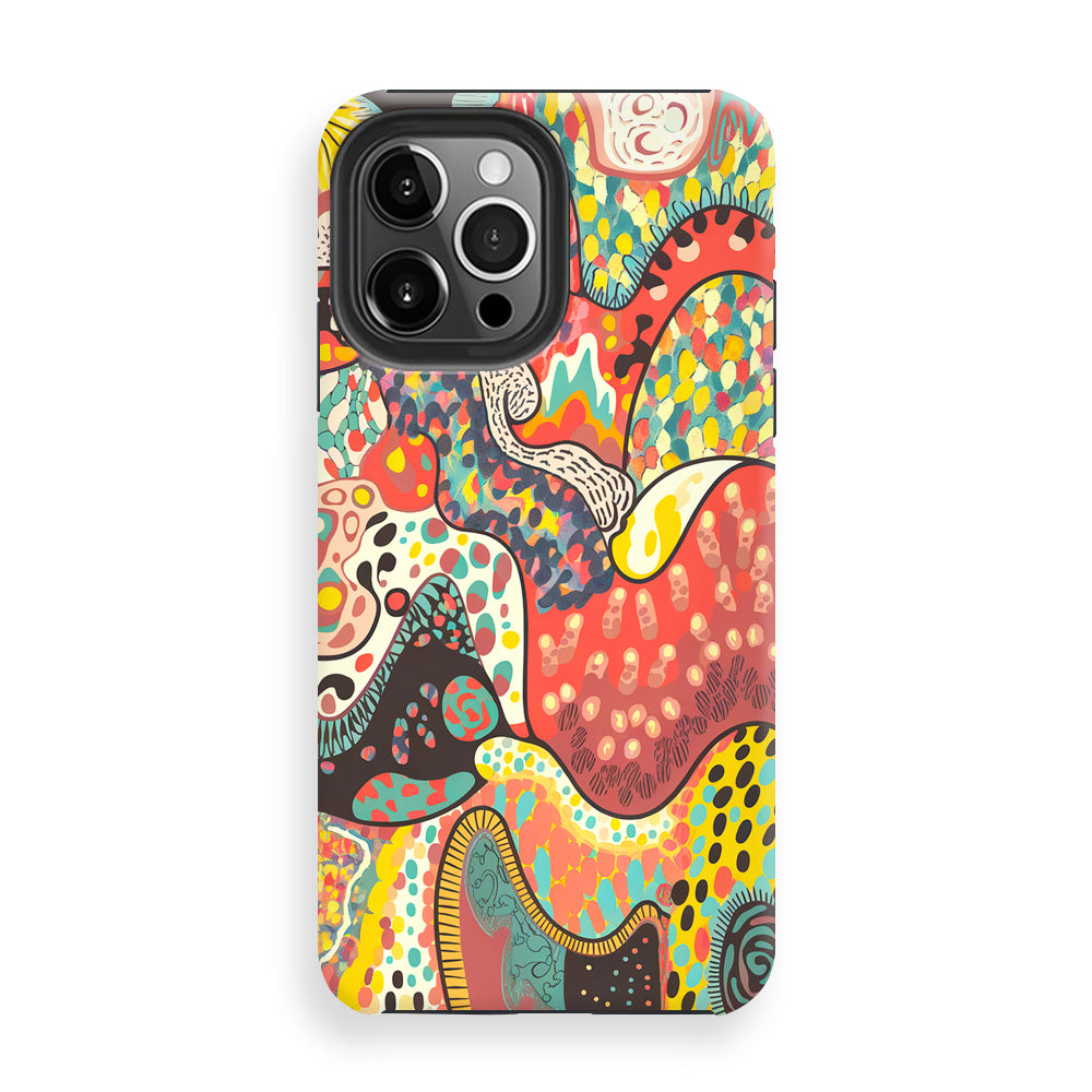 Layered Labyrinth Color Phone Cases