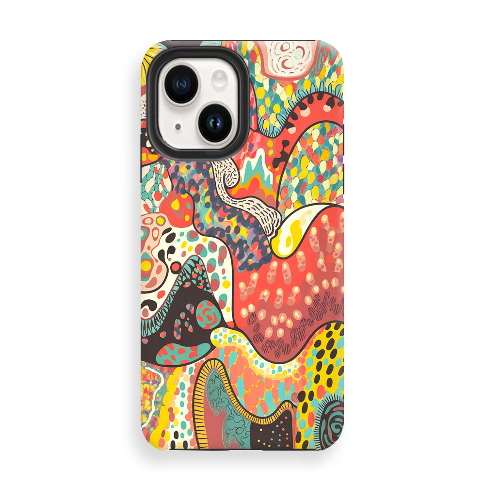 Layered Labyrinth Color Phone Cases