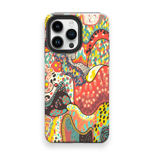 Layered Labyrinth Color Phone Cases