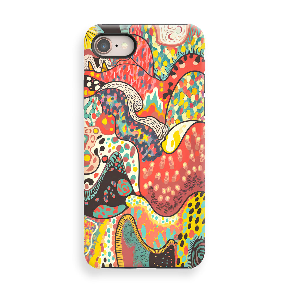 Layered Labyrinth Color Phone Cases