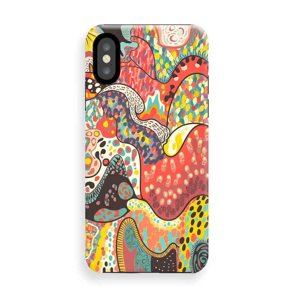 Layered Labyrinth Color Phone Cases